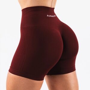 ALPHALETE Amplify Contour Short 5" - New Burgundy